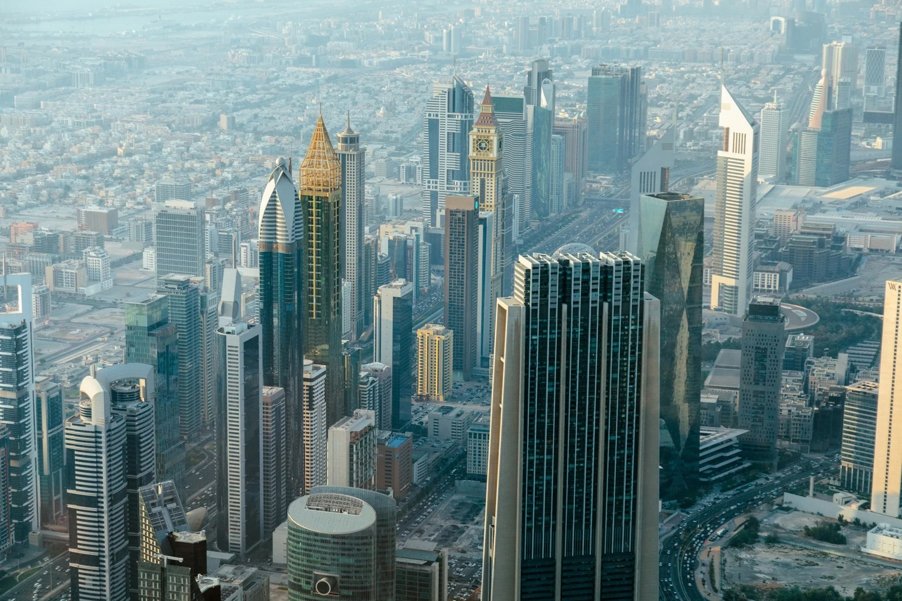 Dubai business district, illustrating capital and investment activity